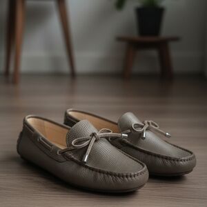 Driver Club USA Women's Brown Leather Genuine Moccasins